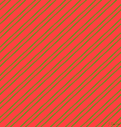 43 degree angle dual stripes line, 4 pixel line width, 8 and 17 pixel line spacing, Trendy Green and Coral Red dual two line striped seamless tileable