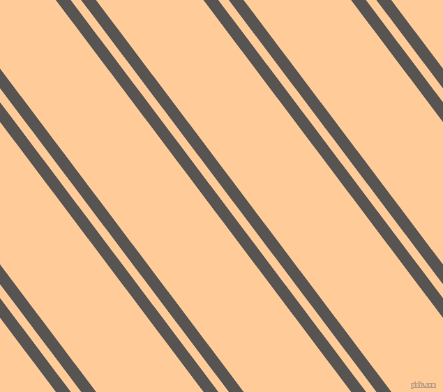 127 degree angles dual stripes lines, 17 pixel lines width, 12 and 123 pixels line spacing, Tundora and Peach-Orange dual two line striped seamless tileable