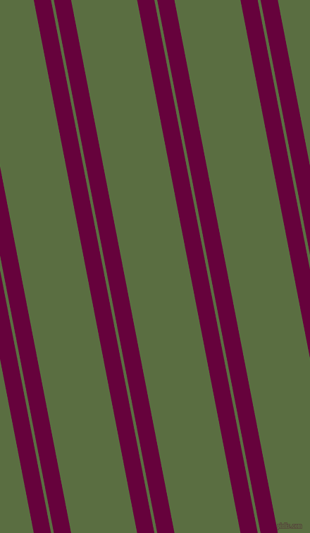 101 degree angle dual stripes line, 24 pixel line width, 4 and 92 pixel line spacing, Tyrian Purple and Chalet Green dual two line striped seamless tileable