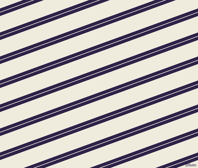 20 degree angles dual stripe line, 11 pixel line width, 2 and 52 pixels line spacing, Violent Violet and Rice Cake dual two line striped seamless tileable