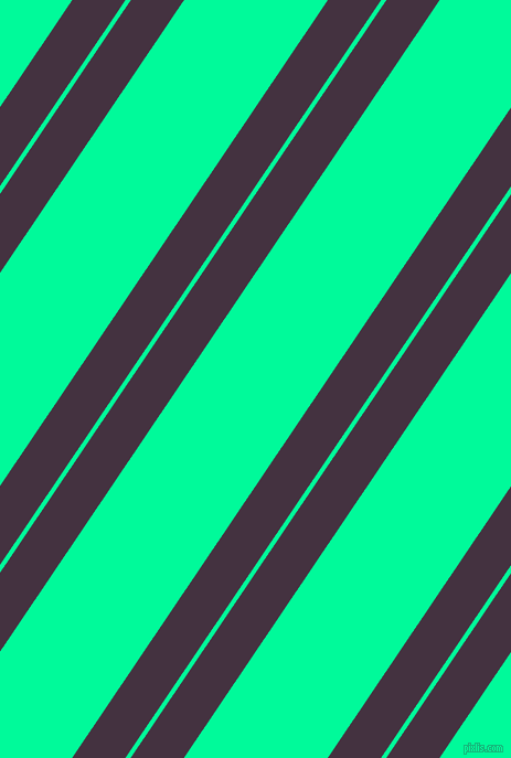 56 degree angles dual stripes line, 40 pixel line width, 4 and 108 pixels line spacing, Voodoo and Medium Spring Green dual two line striped seamless tileable