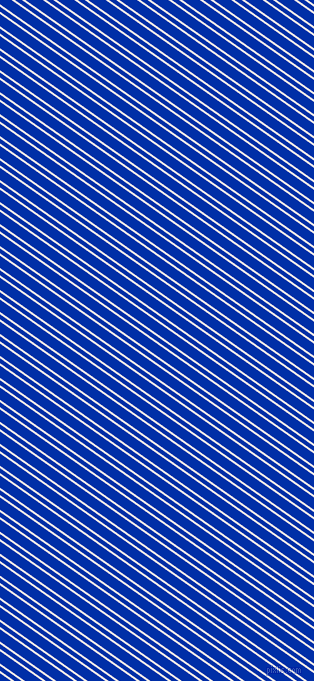 145 degree angles dual stripes lines, 2 pixel lines width, 4 and 10 pixels line spacing, Whisper and International Klein Blue dual two line striped seamless tileable