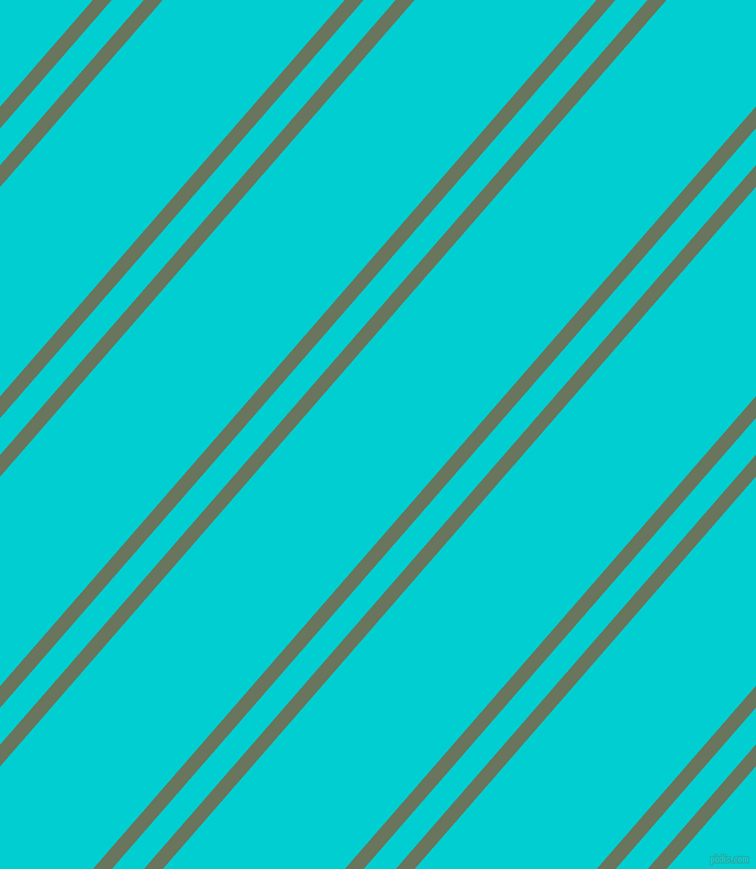 49 degree angle dual striped line, 13 pixel line width, 22 and 125 pixel line spacing, Willow Grove and Dark Turquoise dual two line striped seamless tileable