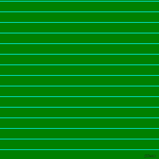 horizontal lines stripes, 2 pixel line width, 32 pixel line spacing, Aqua and Green horizontal lines and stripes seamless tileable