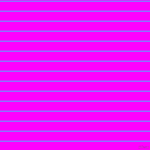 horizontal lines stripes, 2 pixel line width, 32 pixel line spacing, Aqua and Magenta horizontal lines and stripes seamless tileable