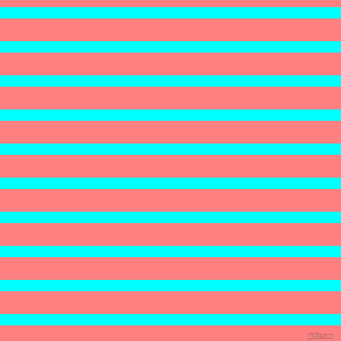 horizontal lines stripes, 16 pixel line width, 32 pixel line spacing, Aqua and Salmon horizontal lines and stripes seamless tileable