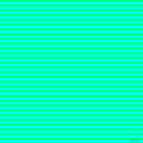 horizontal lines stripes, 8 pixel line width, 8 pixel line spacing, Aqua and Spring Green horizontal lines and stripes seamless tileable