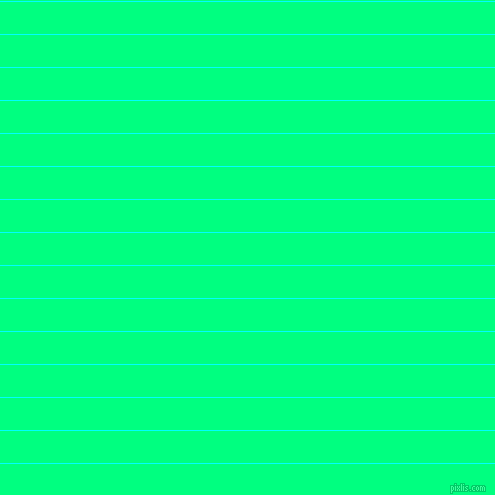 horizontal lines stripes, 1 pixel line width, 32 pixel line spacing, Aqua and Spring Green horizontal lines and stripes seamless tileable