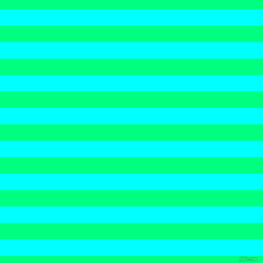 horizontal lines stripes, 32 pixel line width, 32 pixel line spacing, Aqua and Spring Green horizontal lines and stripes seamless tileable