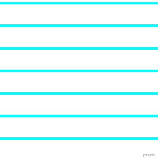 horizontal lines stripes, 8 pixel line width, 64 pixel line spacing, Aqua and White horizontal lines and stripes seamless tileable