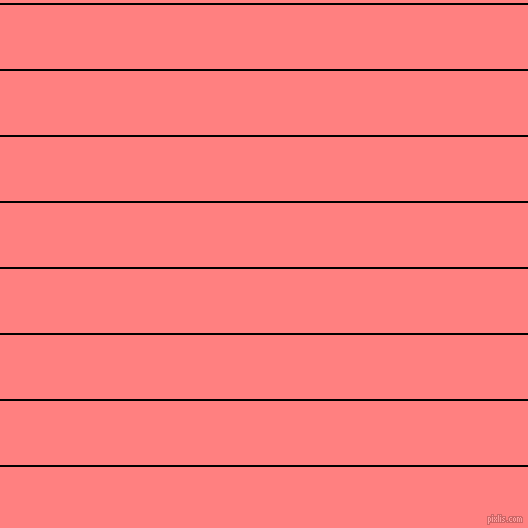horizontal lines stripes, 2 pixel line width, 64 pixel line spacing, Black and Salmon horizontal lines and stripes seamless tileable