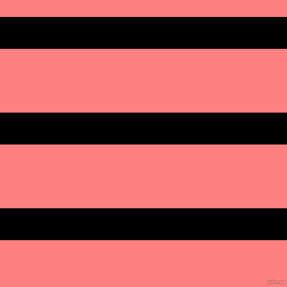 horizontal lines stripes, 64 pixel line width, 128 pixel line spacing, Black and Salmon horizontal lines and stripes seamless tileable
