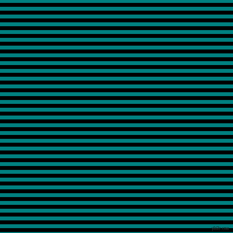 horizontal lines stripes, 8 pixel line width, 8 pixel line spacing, Black and Teal horizontal lines and stripes seamless tileable