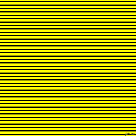 horizontal lines stripes, 4 pixel line width, 8 pixel line spacing, Black and Yellow horizontal lines and stripes seamless tileable