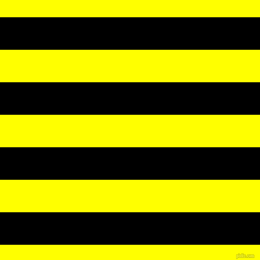 horizontal lines stripes, 64 pixel line width, 64 pixel line spacing, Black and Yellow horizontal lines and stripes seamless tileable