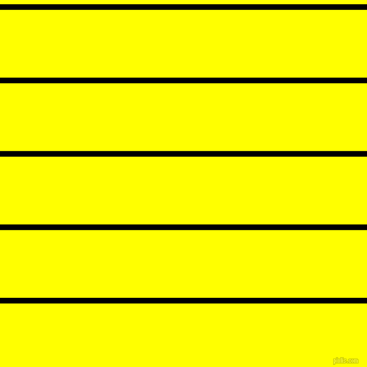 horizontal lines stripes, 8 pixel line width, 96 pixel line spacing, Black and Yellow horizontal lines and stripes seamless tileable