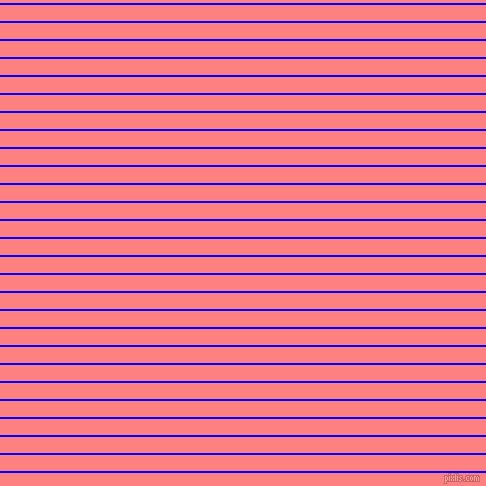 horizontal lines stripes, 2 pixel line width, 16 pixel line spacing, Blue and Salmon horizontal lines and stripes seamless tileable