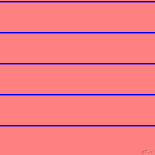 horizontal lines stripes, 4 pixel line width, 96 pixel line spacing, Blue and Salmon horizontal lines and stripes seamless tileable