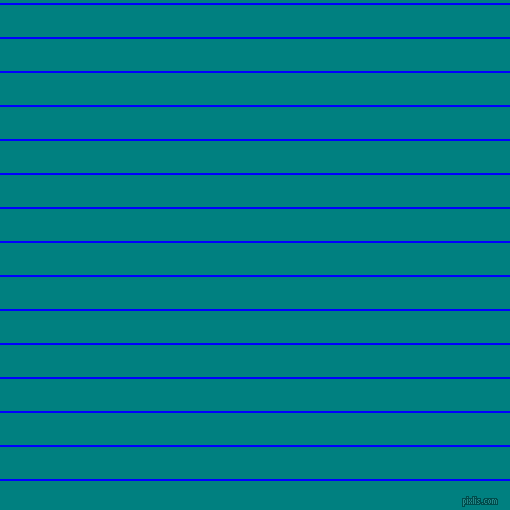 horizontal lines stripes, 2 pixel line width, 32 pixel line spacing, Blue and Teal horizontal lines and stripes seamless tileable