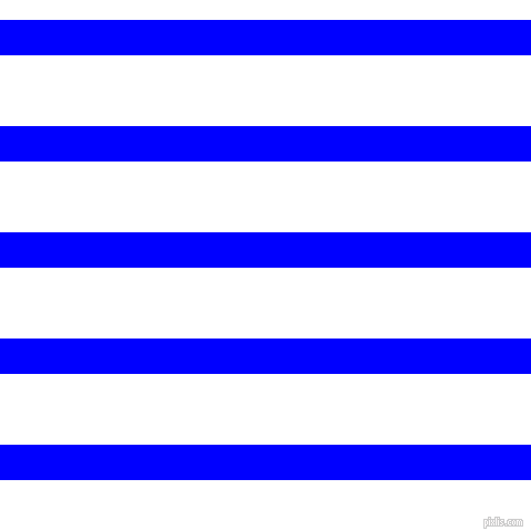 horizontal lines stripes, 32 pixel line width, 64 pixel line spacing, Blue and White horizontal lines and stripes seamless tileable
