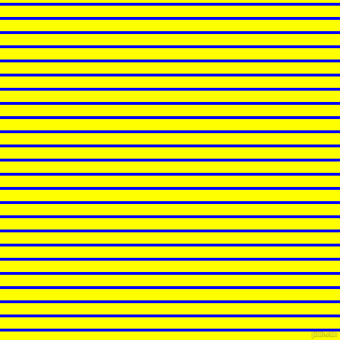 horizontal lines stripes, 4 pixel line width, 16 pixel line spacing, Blue and Yellow horizontal lines and stripes seamless tileable