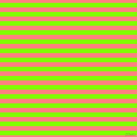 horizontal lines stripes, 16 pixel line width, 16 pixel line spacing, Chartreuse and Salmon horizontal lines and stripes seamless tileable