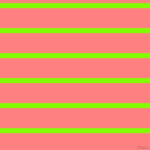 horizontal lines stripes, 16 pixel line width, 64 pixel line spacing, Chartreuse and Salmon horizontal lines and stripes seamless tileable