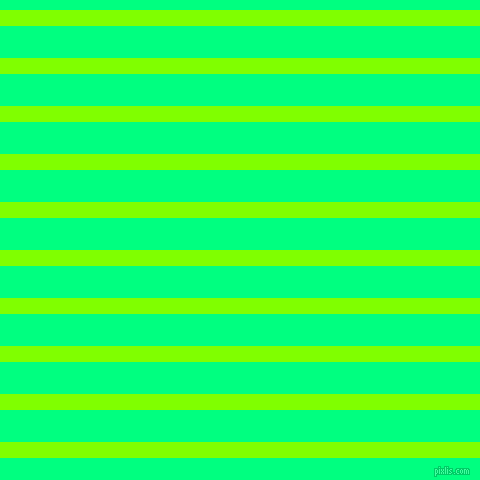 horizontal lines stripes, 16 pixel line width, 32 pixel line spacing, Chartreuse and Spring Green horizontal lines and stripes seamless tileable