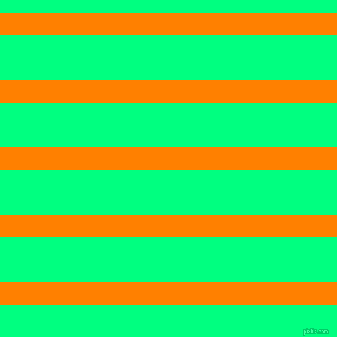 horizontal lines stripes, 32 pixel line width, 64 pixel line spacing, Dark Orange and Spring Green horizontal lines and stripes seamless tileable
