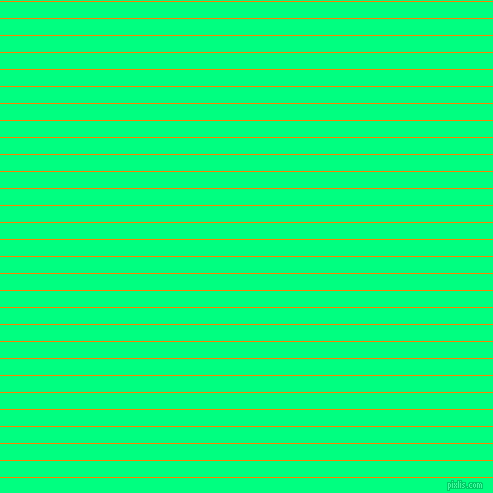 horizontal lines stripes, 1 pixel line width, 16 pixel line spacing, Dark Orange and Spring Green horizontal lines and stripes seamless tileable