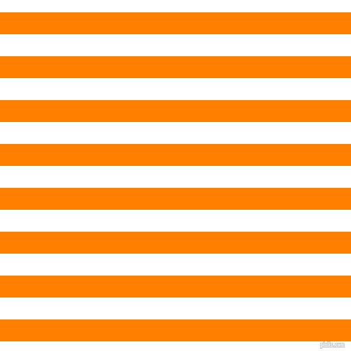 horizontal lines stripes, 32 pixel line width, 32 pixel line spacing, Dark Orange and White horizontal lines and stripes seamless tileable