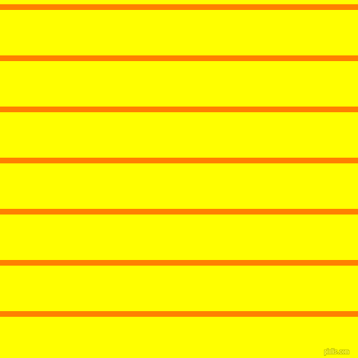 horizontal lines stripes, 8 pixel line width, 64 pixel line spacing, Dark Orange and Yellow horizontal lines and stripes seamless tileable