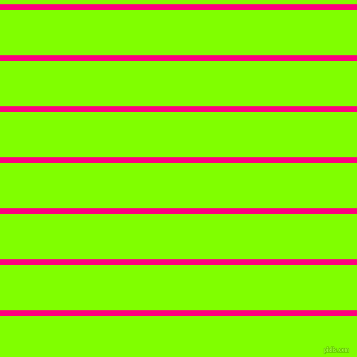 horizontal lines stripes, 8 pixel line width, 64 pixel line spacing, Deep Pink and Chartreuse horizontal lines and stripes seamless tileable
