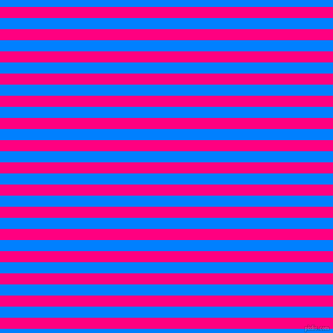 horizontal lines stripes, 16 pixel line width, 16 pixel line spacing, Deep Pink and Dodger Blue horizontal lines and stripes seamless tileable