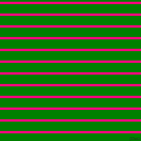horizontal lines stripes, 8 pixel line width, 32 pixel line spacing, Deep Pink and Green horizontal lines and stripes seamless tileable