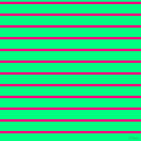 horizontal lines stripes, 8 pixel line width, 32 pixel line spacing, Deep Pink and Spring Green horizontal lines and stripes seamless tileable