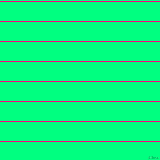 horizontal lines stripes, 4 pixel line width, 64 pixel line spacing, Deep Pink and Spring Green horizontal lines and stripes seamless tileable