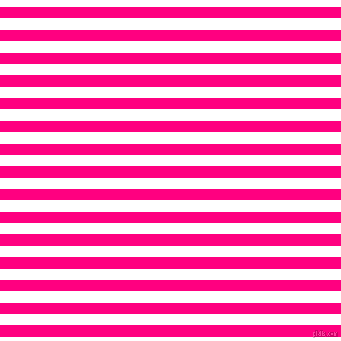 horizontal lines stripes, 16 pixel line width, 16 pixel line spacing, Deep Pink and White horizontal lines and stripes seamless tileable