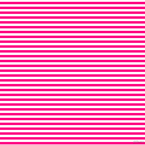 horizontal lines stripes, 8 pixel line width, 8 pixel line spacing, Deep Pink and White horizontal lines and stripes seamless tileable