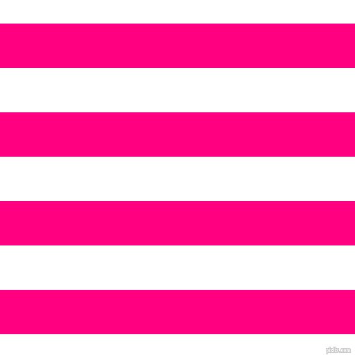 horizontal lines stripes, 64 pixel line width, 64 pixel line spacing, Deep Pink and White horizontal lines and stripes seamless tileable