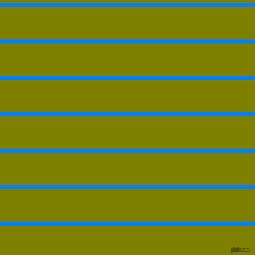 horizontal lines stripes, 8 pixel line width, 64 pixel line spacing, Dodger Blue and Olive horizontal lines and stripes seamless tileable