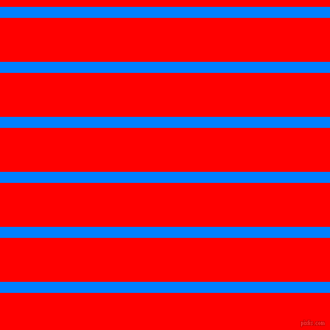 horizontal lines stripes, 16 pixel line width, 64 pixel line spacing, Dodger Blue and Red horizontal lines and stripes seamless tileable