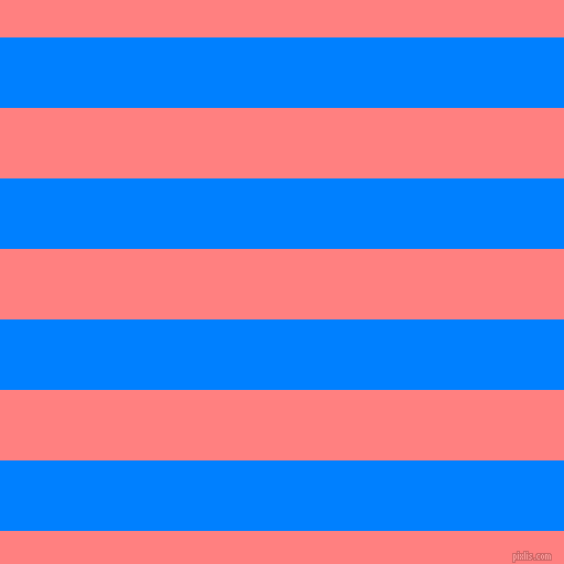 horizontal lines stripes, 64 pixel line width, 64 pixel line spacing, Dodger Blue and Salmon horizontal lines and stripes seamless tileable