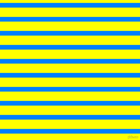 horizontal lines stripes, 16 pixel line width, 32 pixel line spacing, Dodger Blue and Yellow horizontal lines and stripes seamless tileable