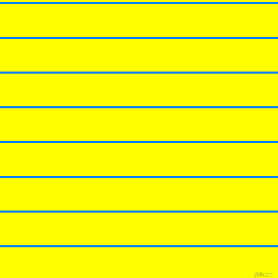 horizontal lines stripes, 4 pixel line width, 64 pixel line spacing, Dodger Blue and Yellow horizontal lines and stripes seamless tileable