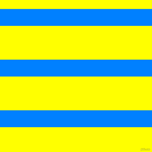 horizontal lines stripes, 64 pixel line width, 128 pixel line spacing, Dodger Blue and Yellow horizontal lines and stripes seamless tileable