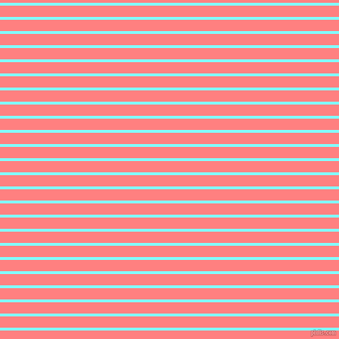 horizontal lines stripes, 4 pixel line width, 16 pixel line spacing, Electric Blue and Salmon horizontal lines and stripes seamless tileable
