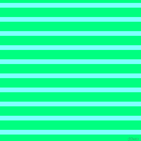 horizontal lines stripes, 16 pixel line width, 32 pixel line spacing, Electric Blue and Spring Green horizontal lines and stripes seamless tileable