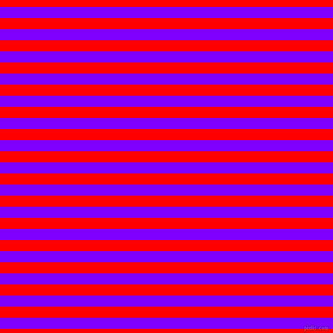 horizontal lines stripes, 16 pixel line width, 16 pixel line spacing, Electric Indigo and Red horizontal lines and stripes seamless tileable