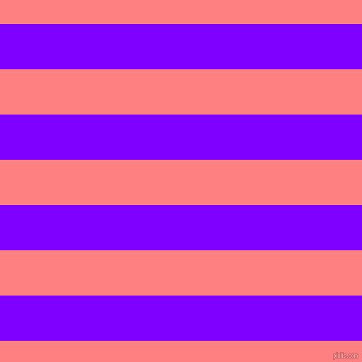 horizontal lines stripes, 64 pixel line width, 64 pixel line spacing, Electric Indigo and Salmon horizontal lines and stripes seamless tileable